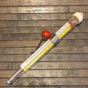 Vintage Acu-rite Glass Thermometer Deep Frying Candy Jelly Made In USA